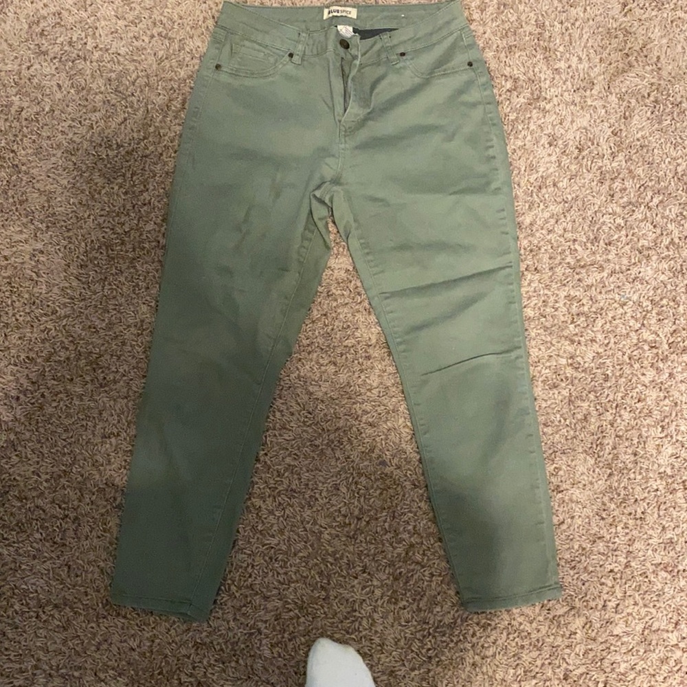 High rise skinny jeans